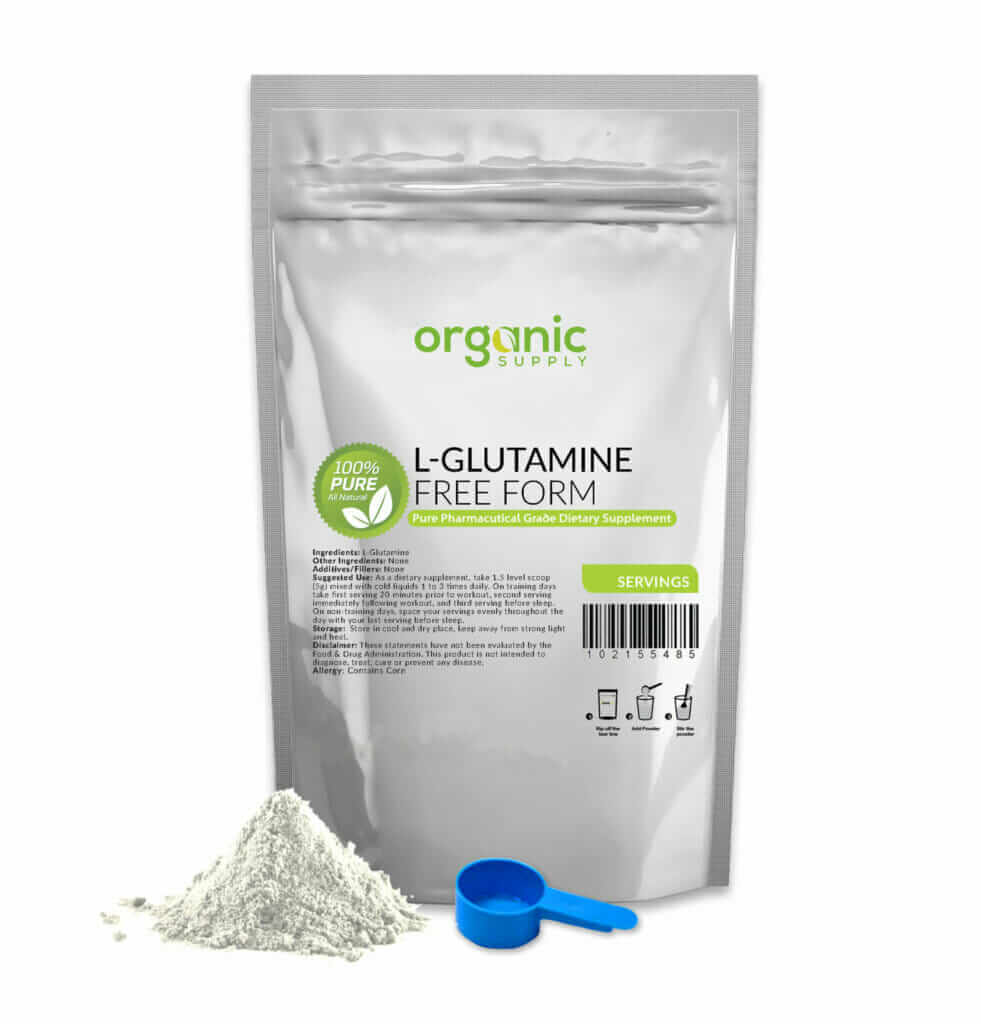 100 Pure Micronized LGlutamine Powder Organic Supply